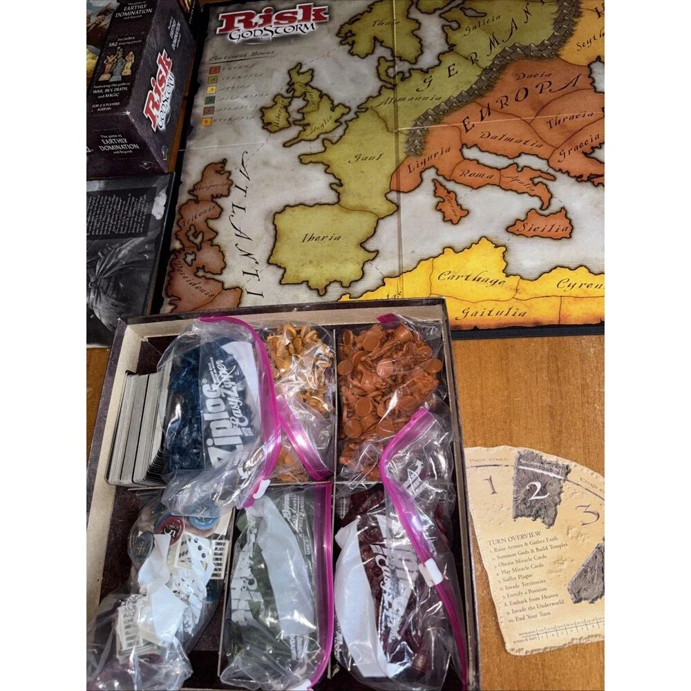 Risk GodStorm Board Game Avalon Hill 2004 Hasbro